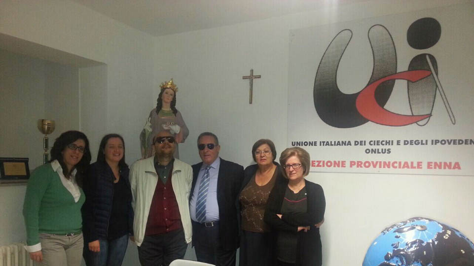 Foto Staff con S.Lucia